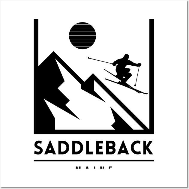 Saddleback maine usa ski Wall Art by UbunTo